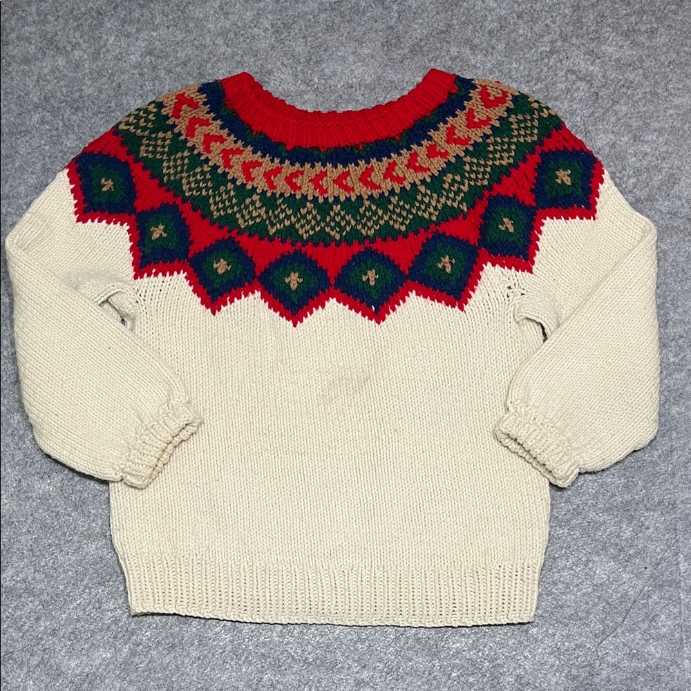 Homeknit Nordic Fair Isle Wool Sweater